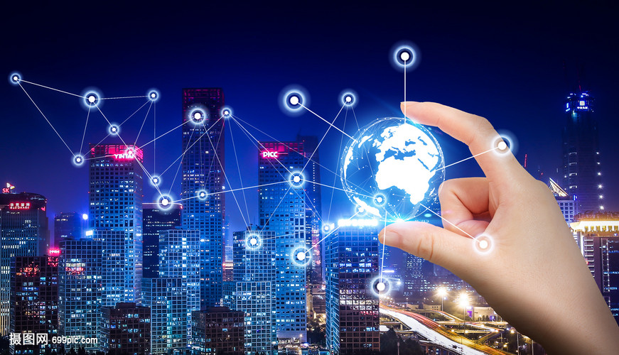 商務(wù)科技感金融經(jīng)濟商業(yè)海報背景素材